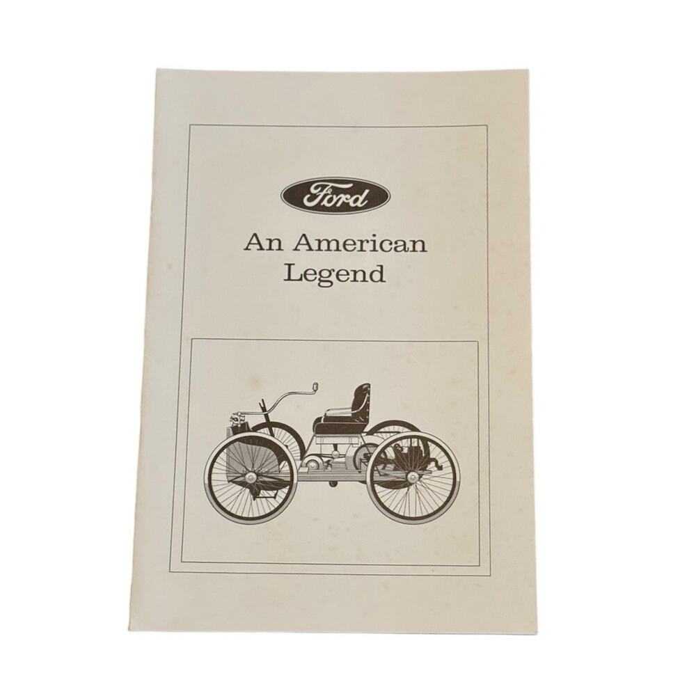 VTG 1967 Ford American Legend‎ Paper Booklet Educational Affair Department Henry